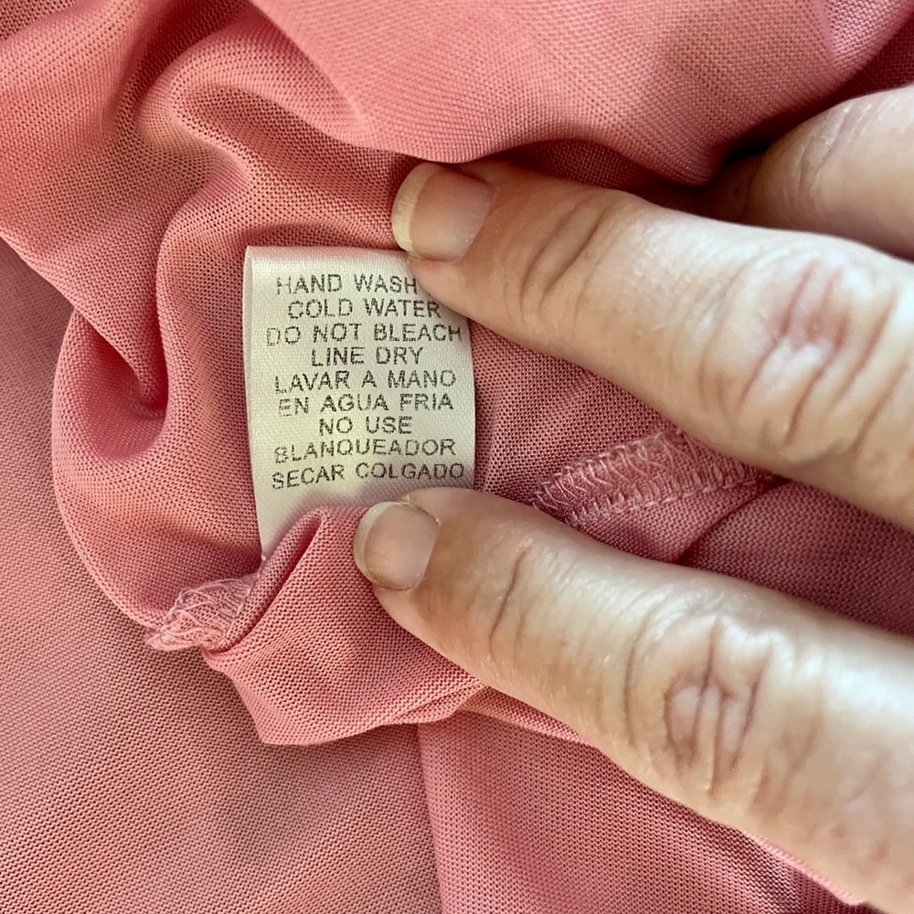 Entro Swiss Dot Chiffon Blouse Size M - Picture 7 of 8